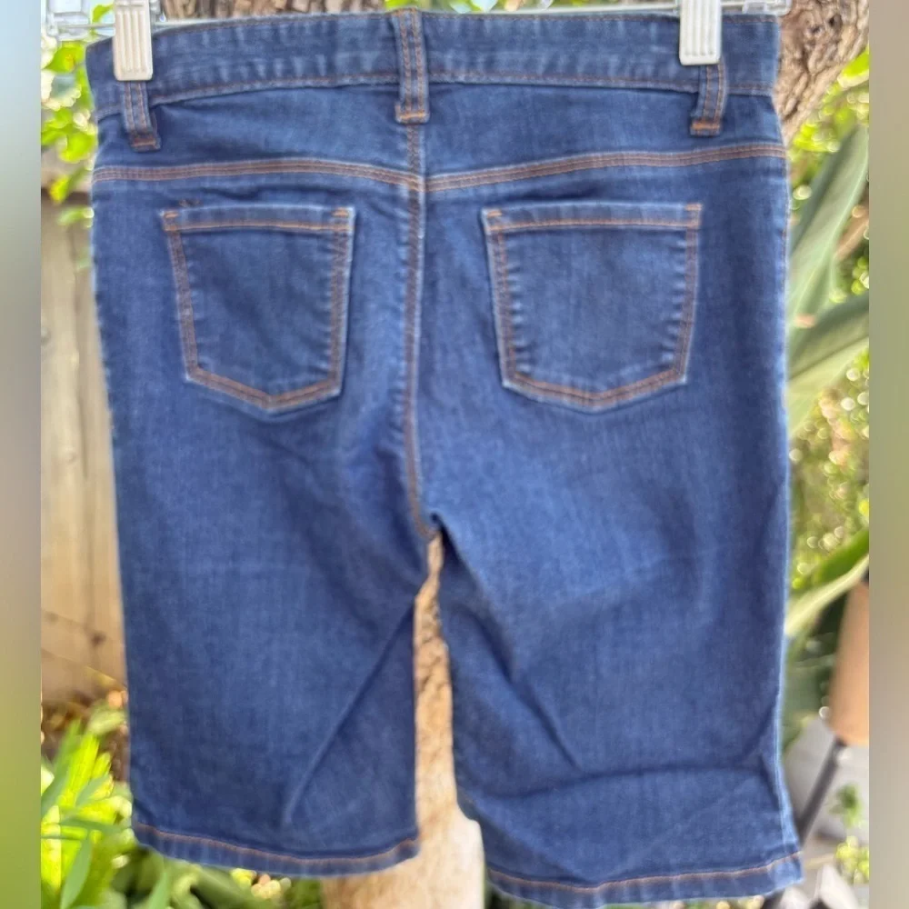 Old Navy Bundle 2 Pair of Girls Denim Bermuda Shorts | Size 10 Back to School